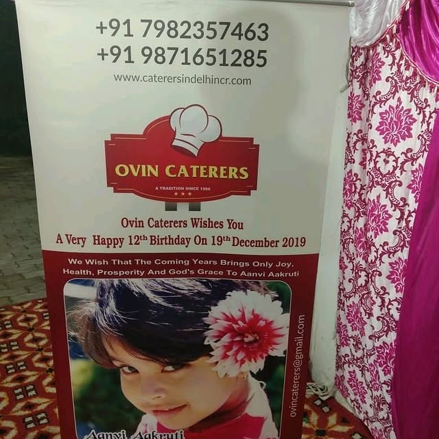 OVIN CATERERS event branding